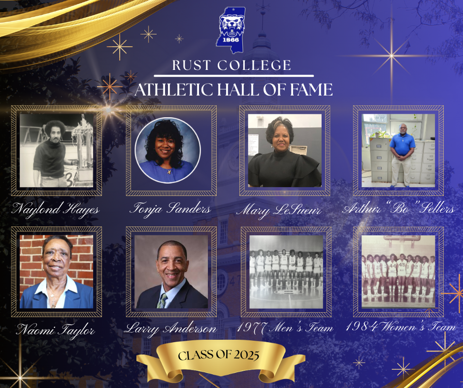 Rust College Announces 2025 Athletics Hall of Fame Inductees
