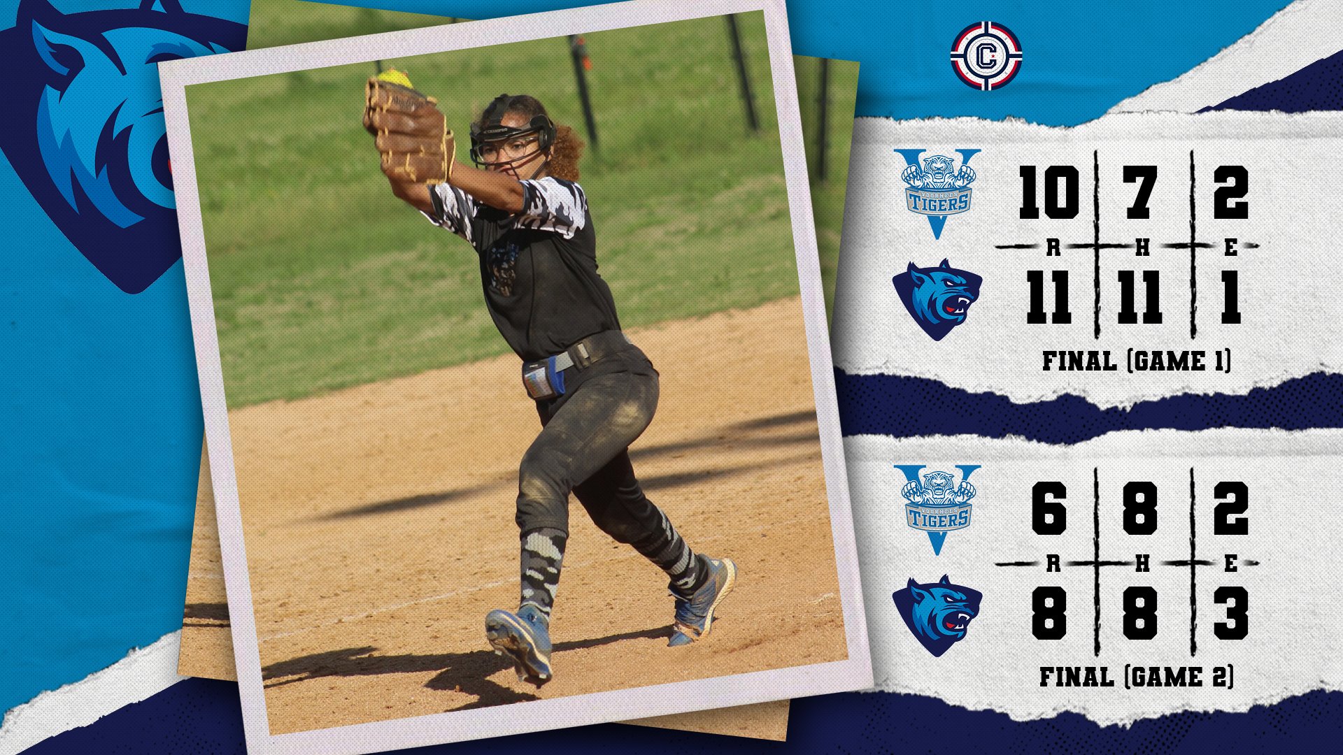 Two-Way Players Williams & Joshua Lead Softball To Sweep Of Voorhees